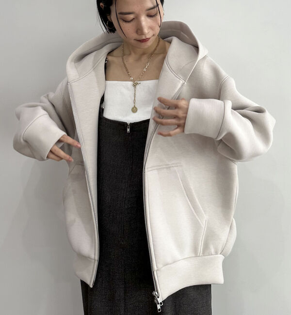 Doux archives「Ｗ　ＺＩＰ　ボンディングＢＩＧパーカ‐」|パーカー|