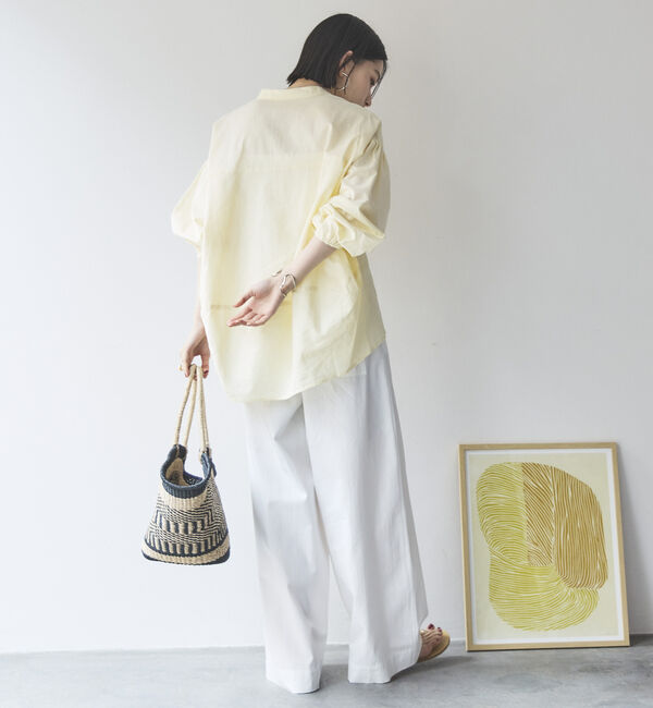 Doux archives「タックワイドパンツ」|チノ|