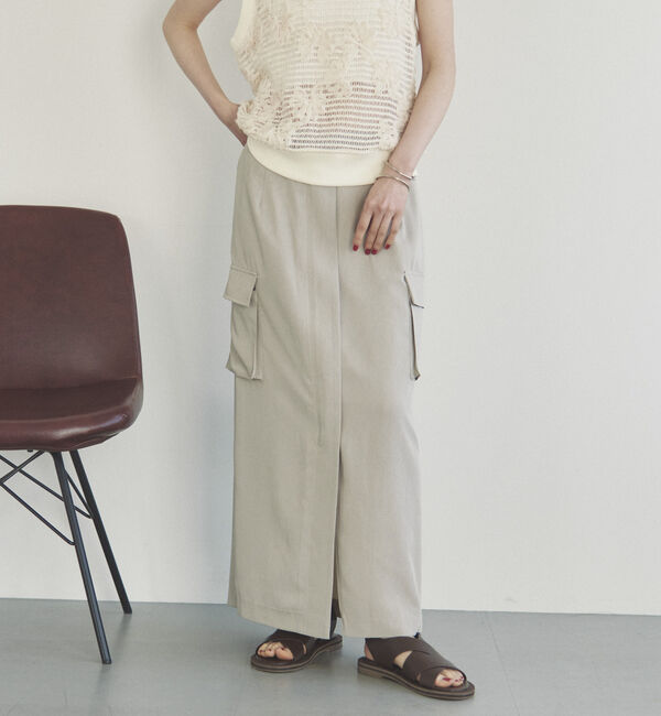 Doux archives「サテンカーゴタイトスカート」|スカート|