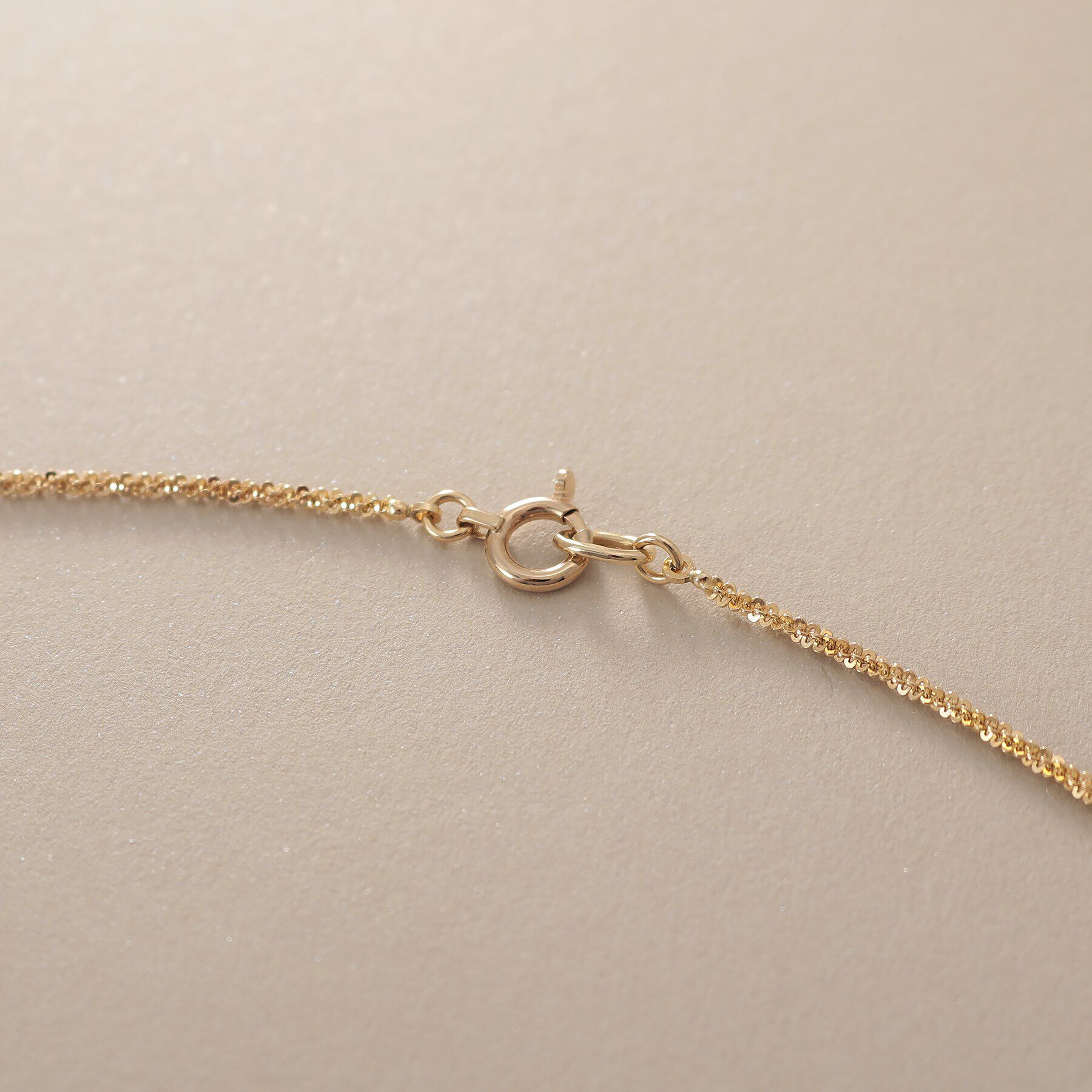 COCOSHNIK「K10クリスクロスチェーン ネックレス」|ネックレス|