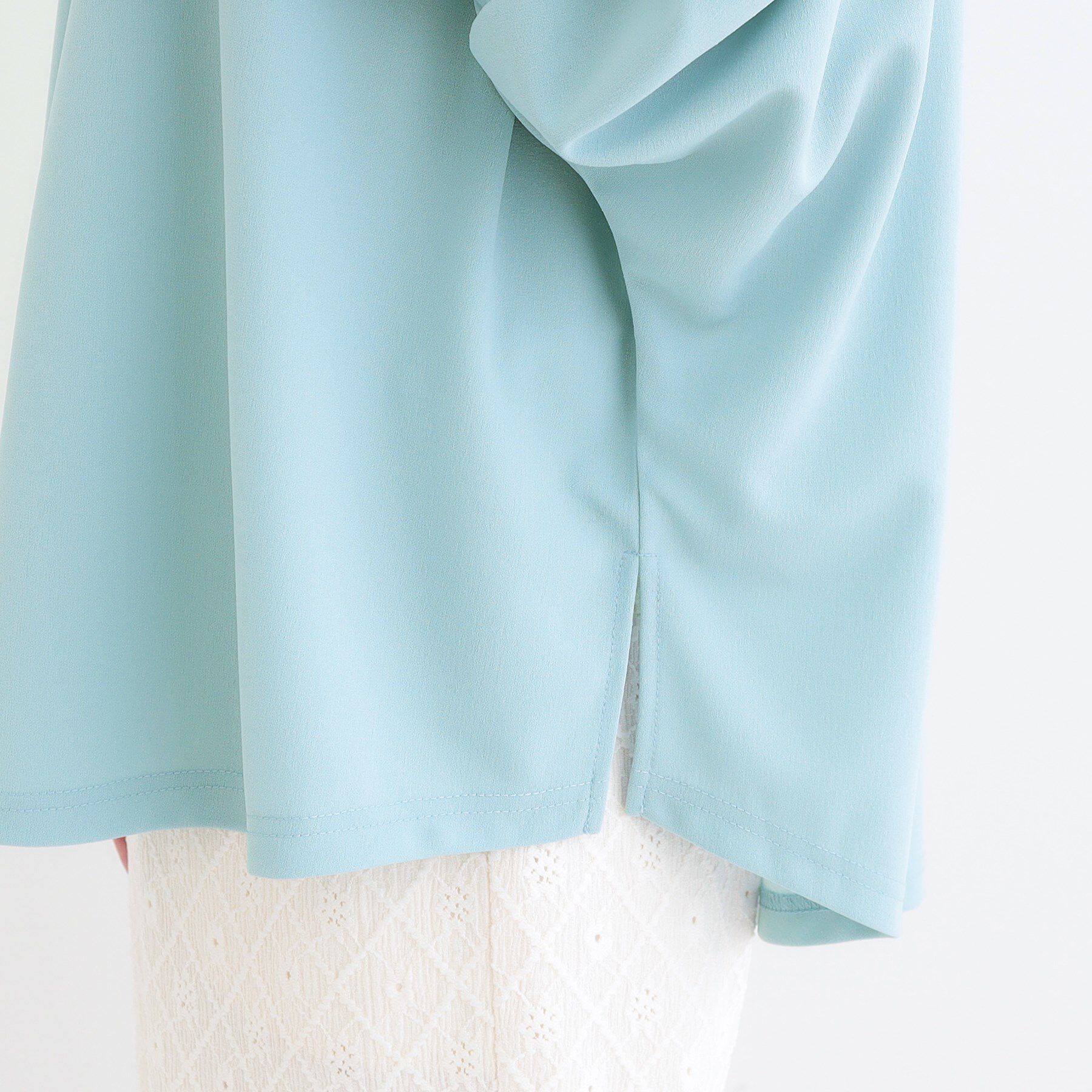 SHOO･LA･RUE「【洗える/S-LL】体型カバーにも ゆるりと着られる ドルマントップス」|Tシャツ・カットソー|