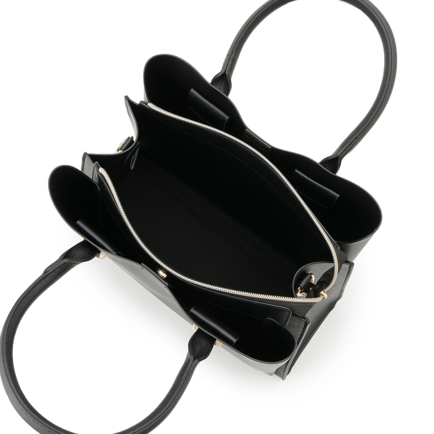 SHOO･LA･RUE「一枚革風三層トートバッグ」|トートバッグ|