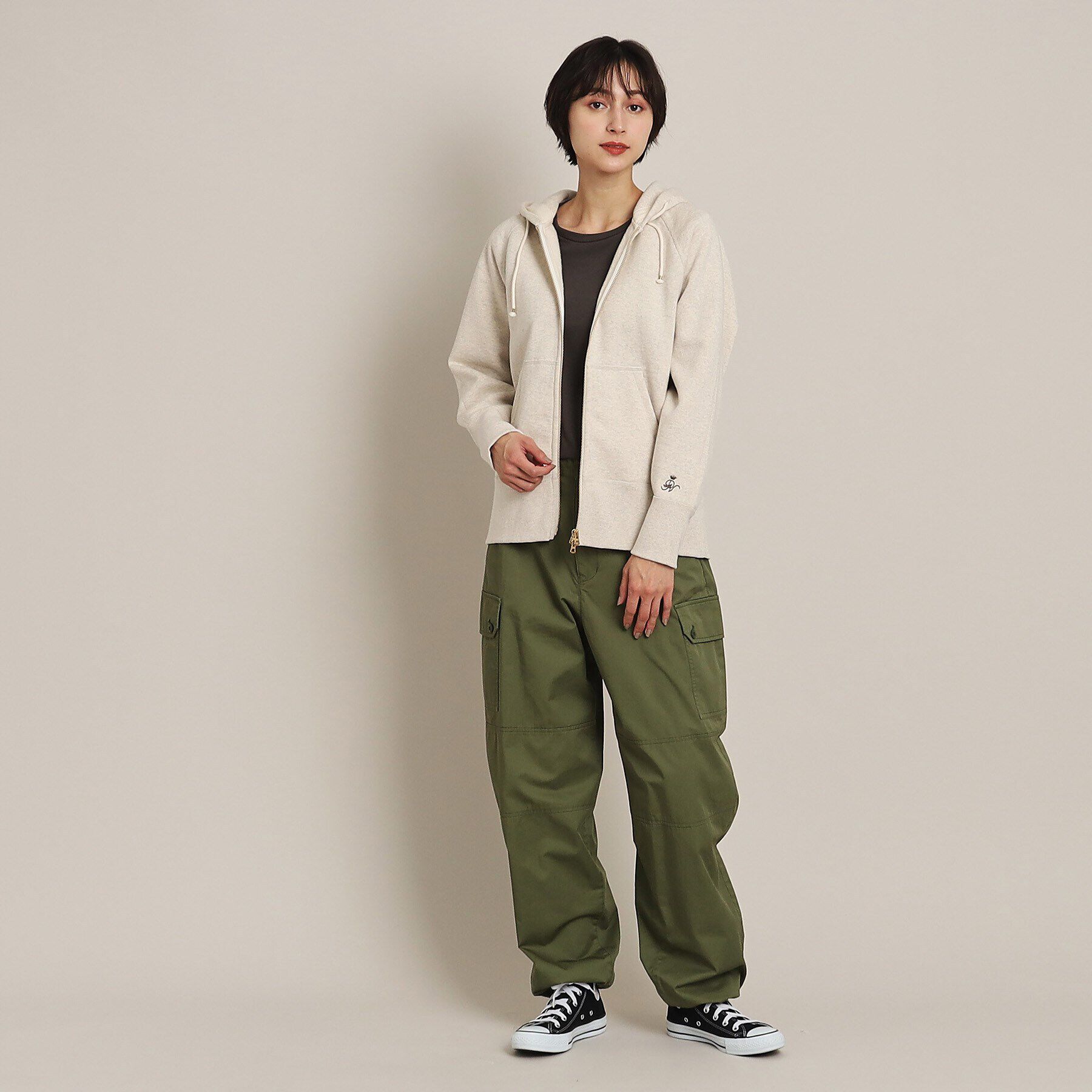 Dessin「【ユニセックス・日本製・洗える】吊り裏毛パーカ」|パーカー|