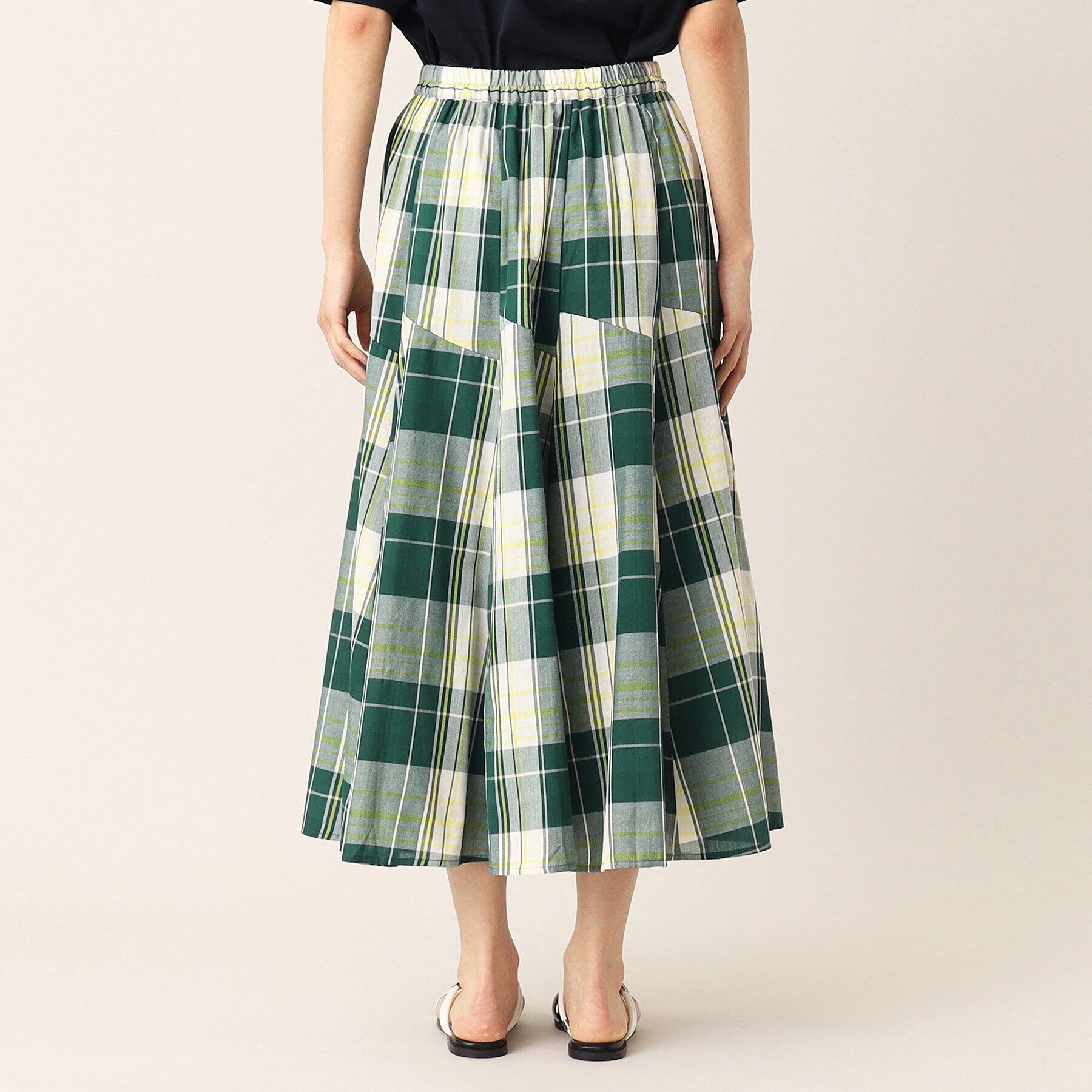 Dessin「【ウエストゴム・洗える】切り替えフレアスカート（XS～L）」|スカート|