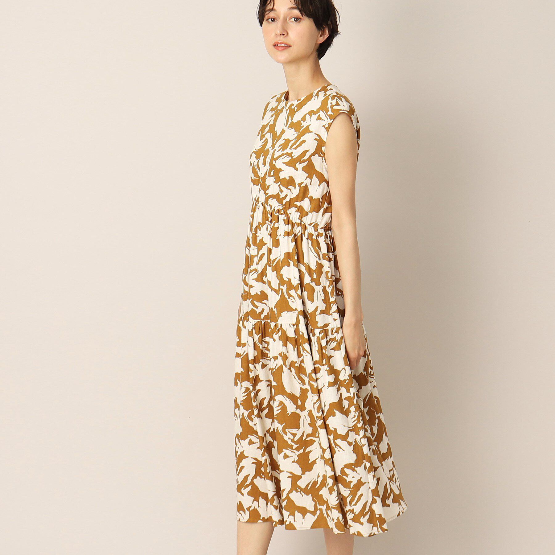 Dessin「プリントティアードワンピース」|ワンピース|