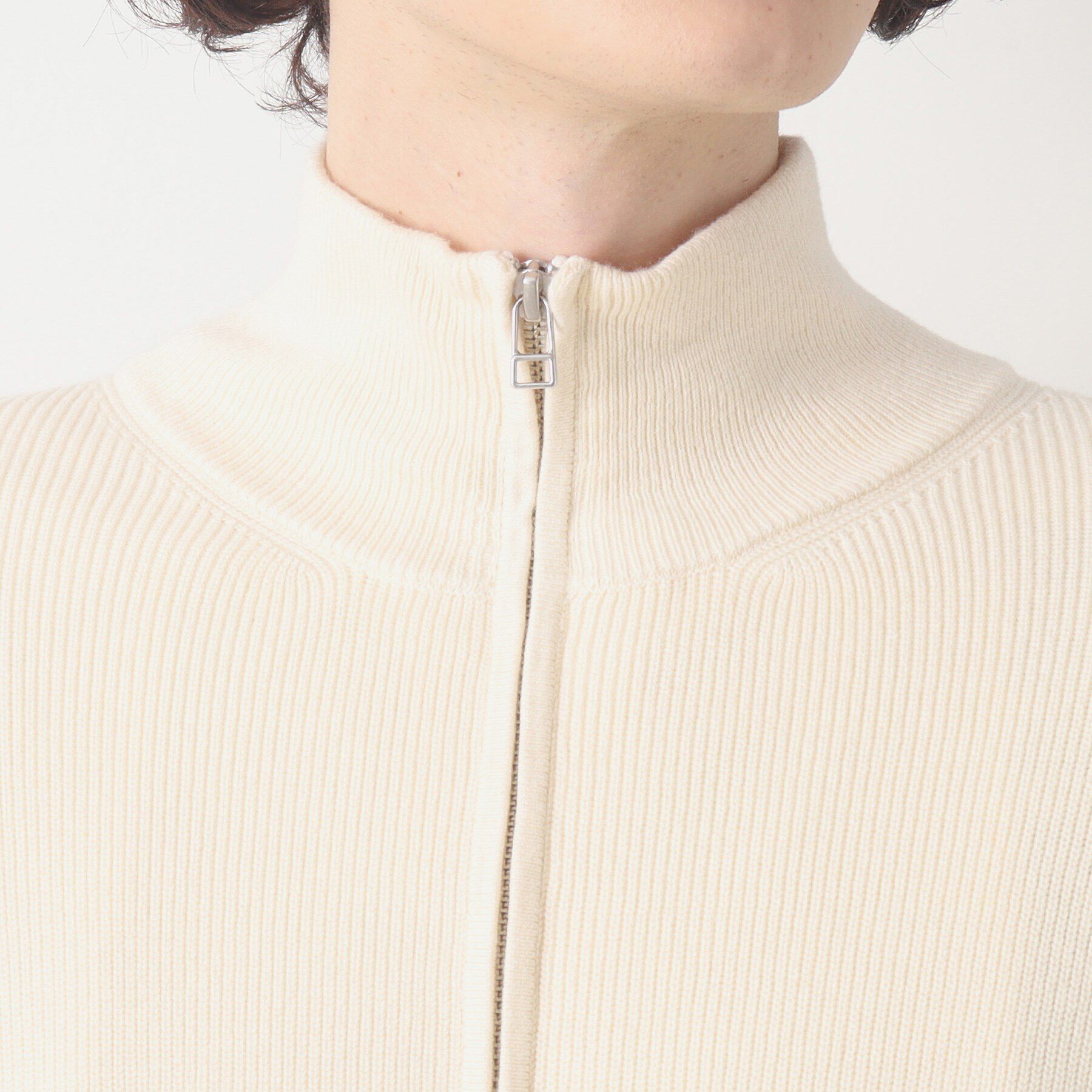 Dessin「スタンドジップカーディガン」|カーディガン|