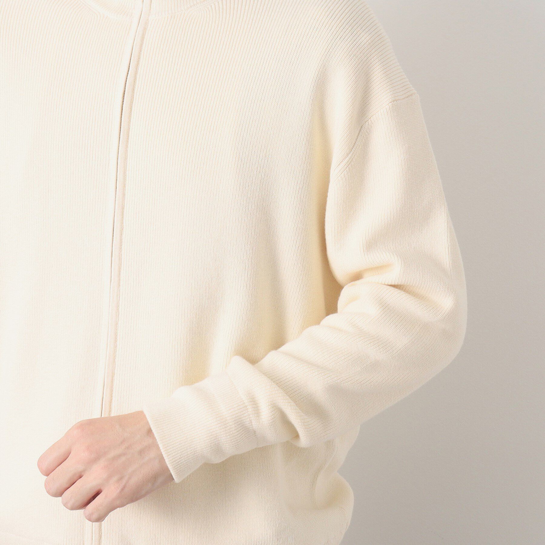 Dessin「スタンドジップカーディガン」|カーディガン|