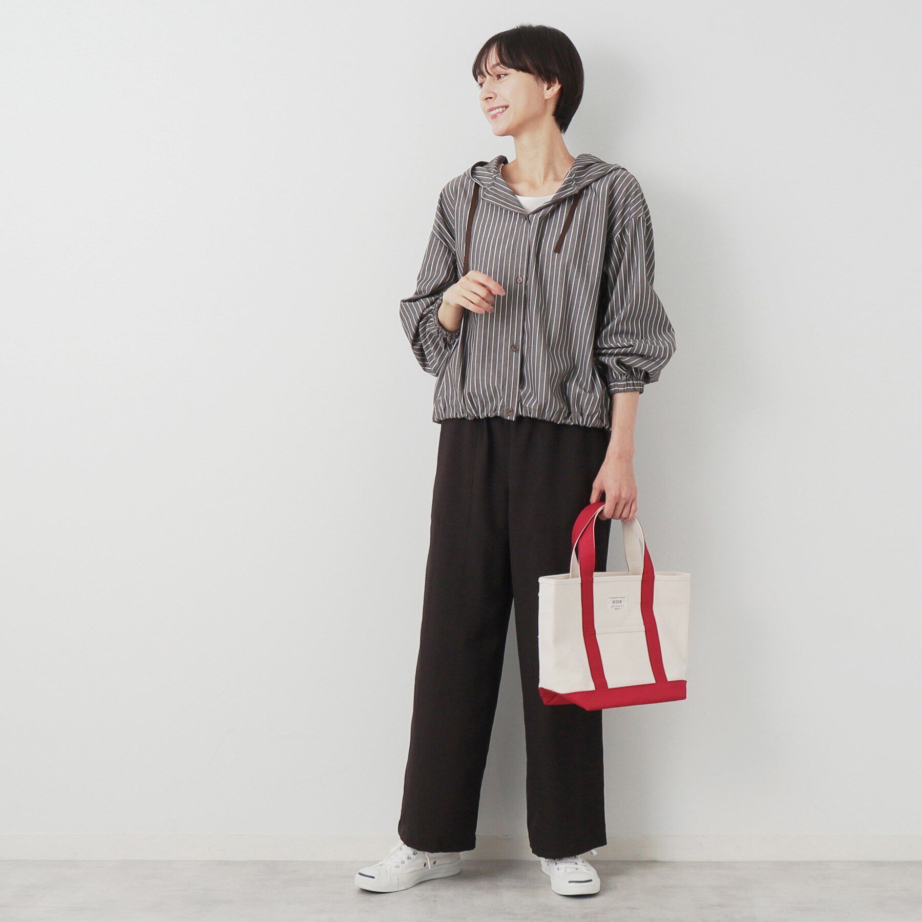 Dessin「【洗える】フーデットブラウス」|シャツ・ブラウス|