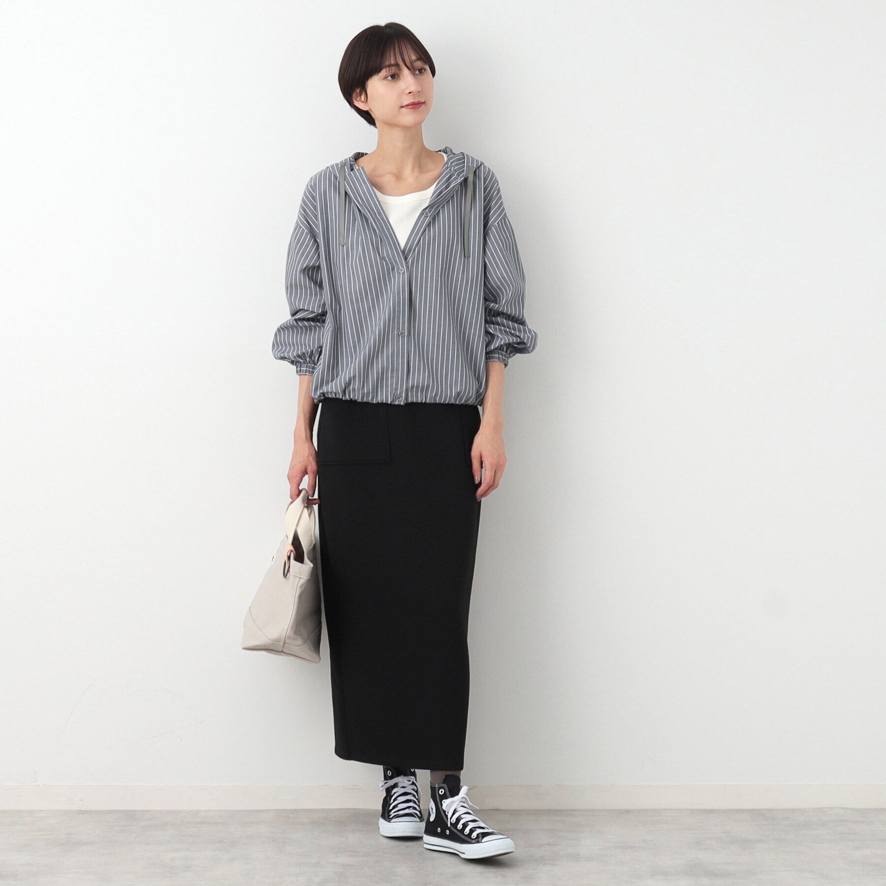 Dessin「【洗える】フーデットブラウス」|シャツ・ブラウス|