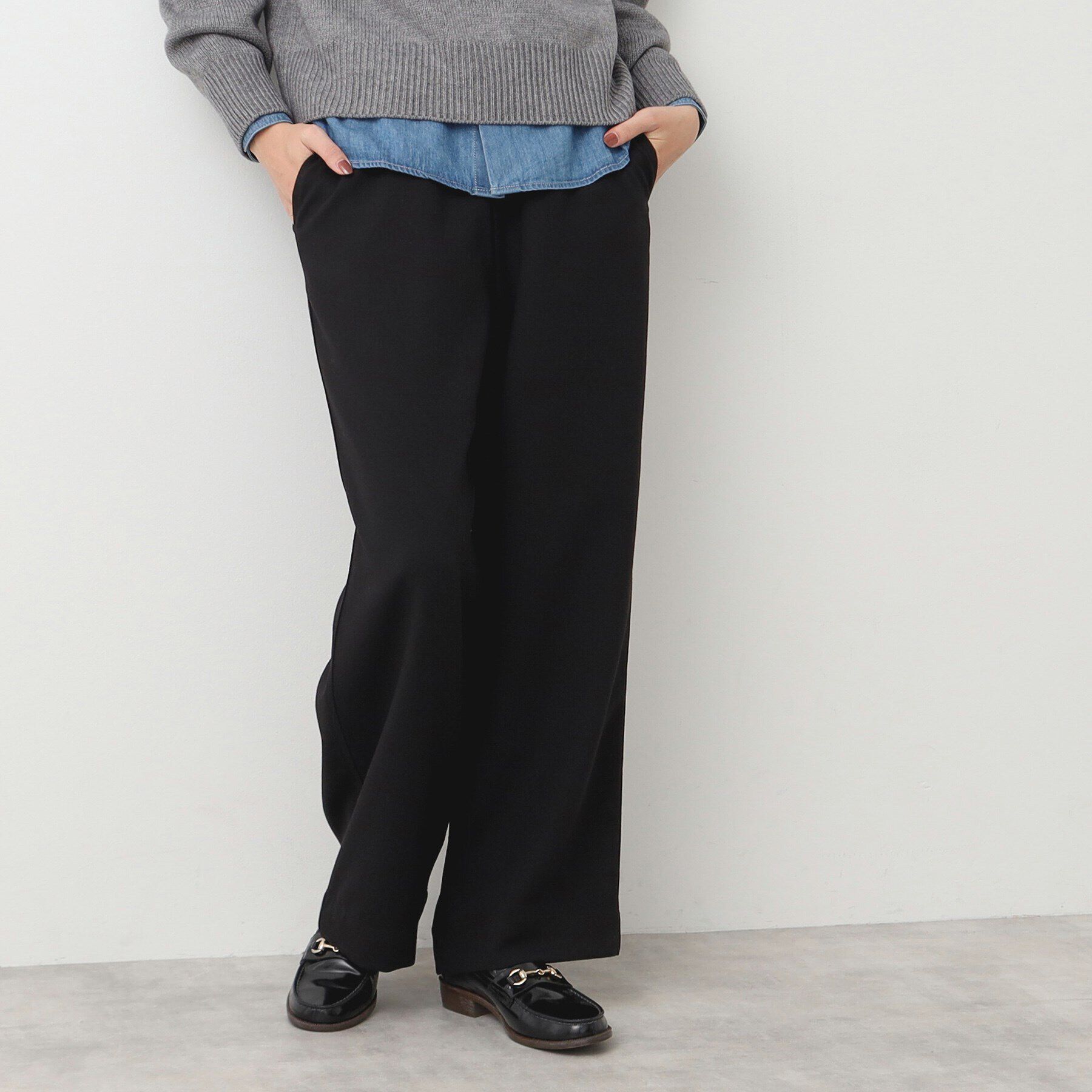 Dessin「【ウエストゴム・洗える】ドロスト付きパンツ（XS～L）」|その他|