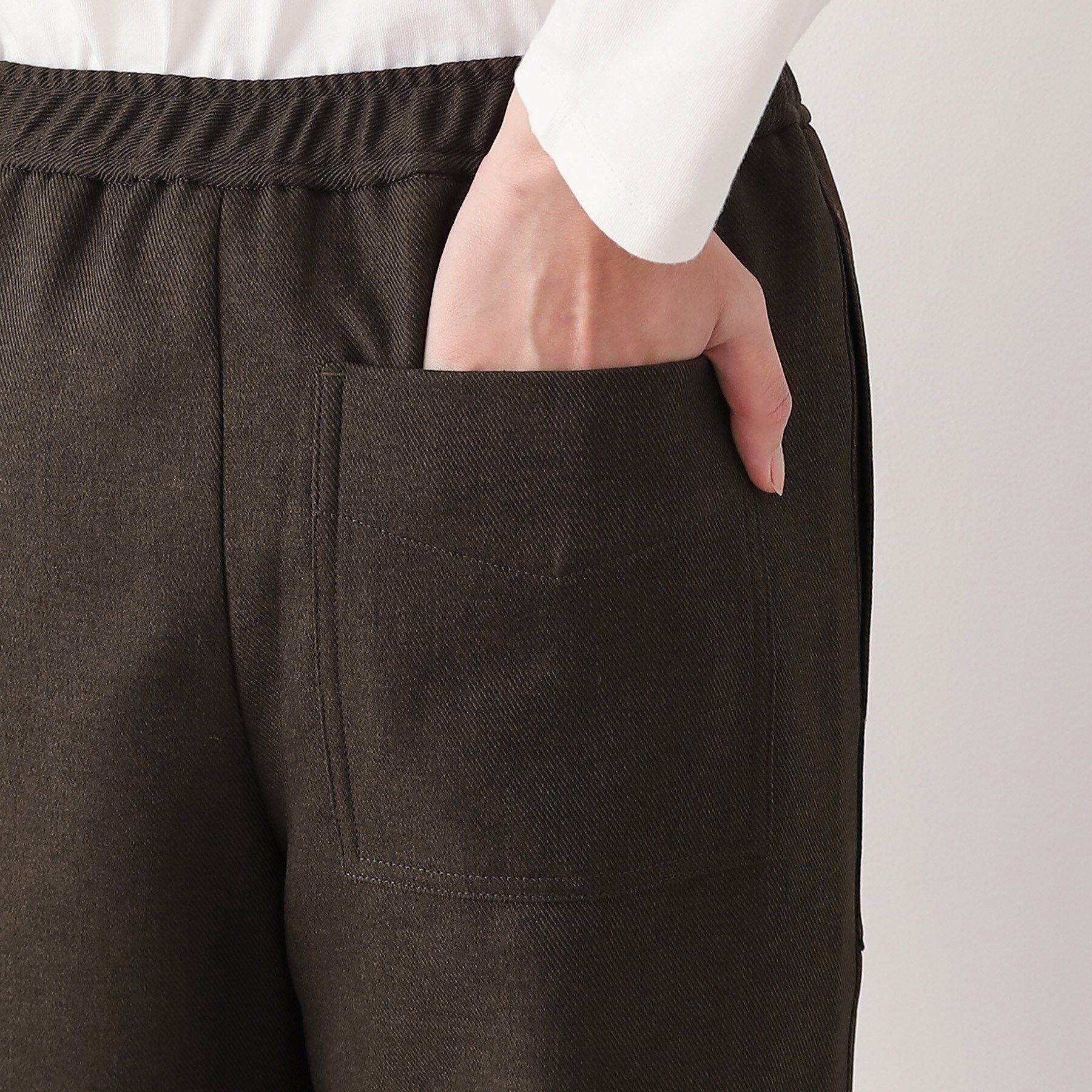 Dessin「【ウエストゴム・裏付き・洗える】アウトポケット付きパンツ（XS～L）」|その他|