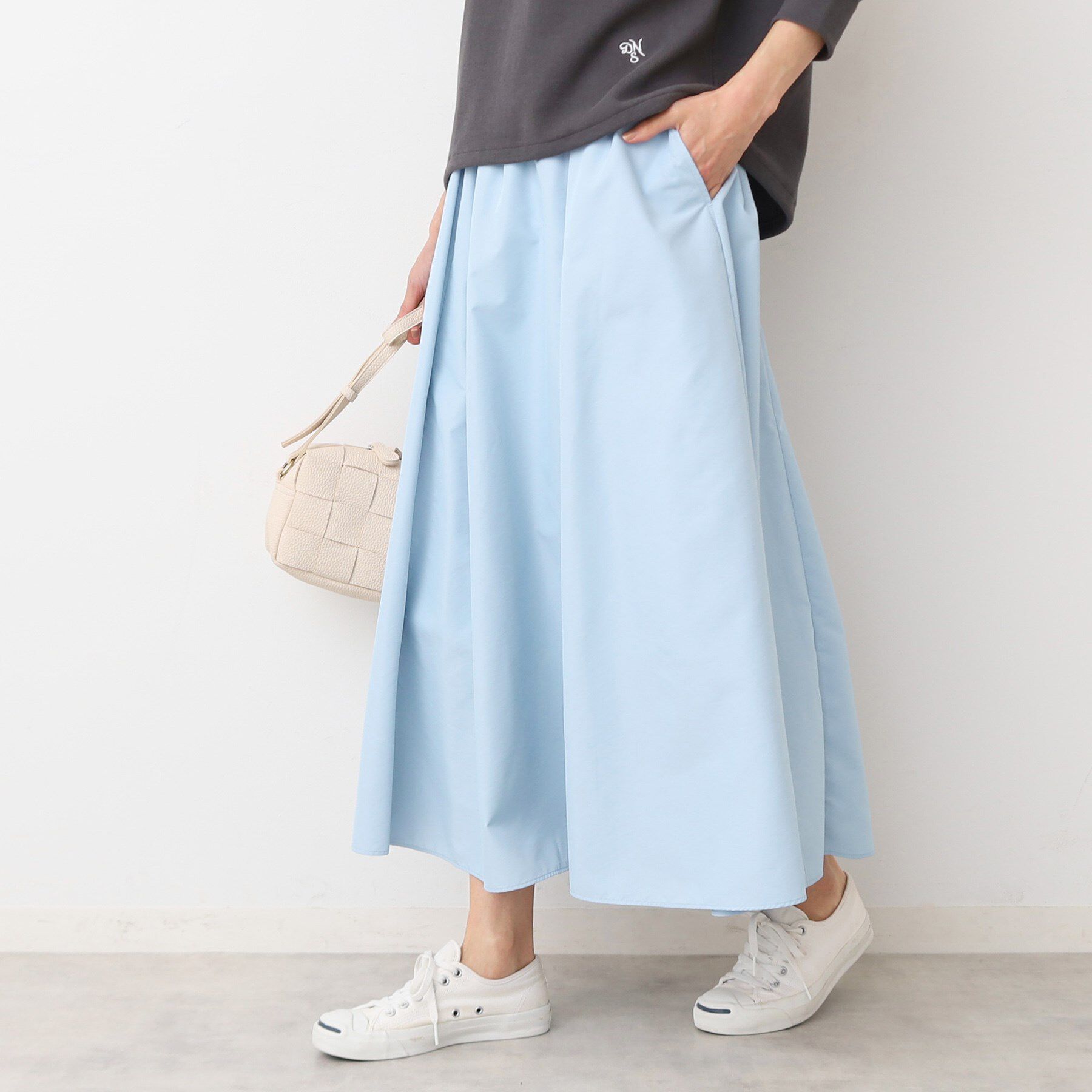 Dessin「【ウエストゴム・洗える】タックギャザースカート（S～L）」|スカート|