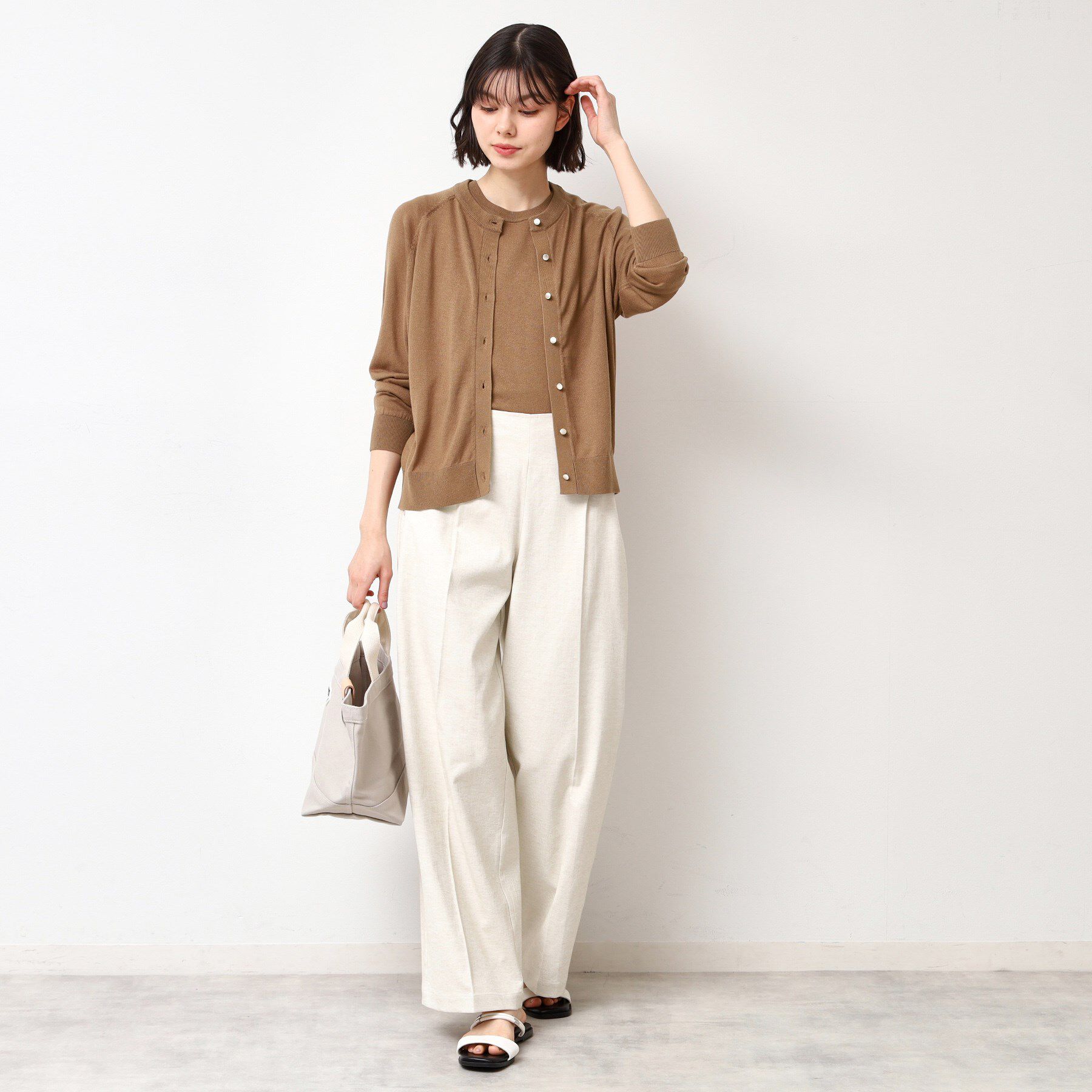 Dessin「【洗える・2点セット】アンサンブルニット（S～L）」|カーディガン|