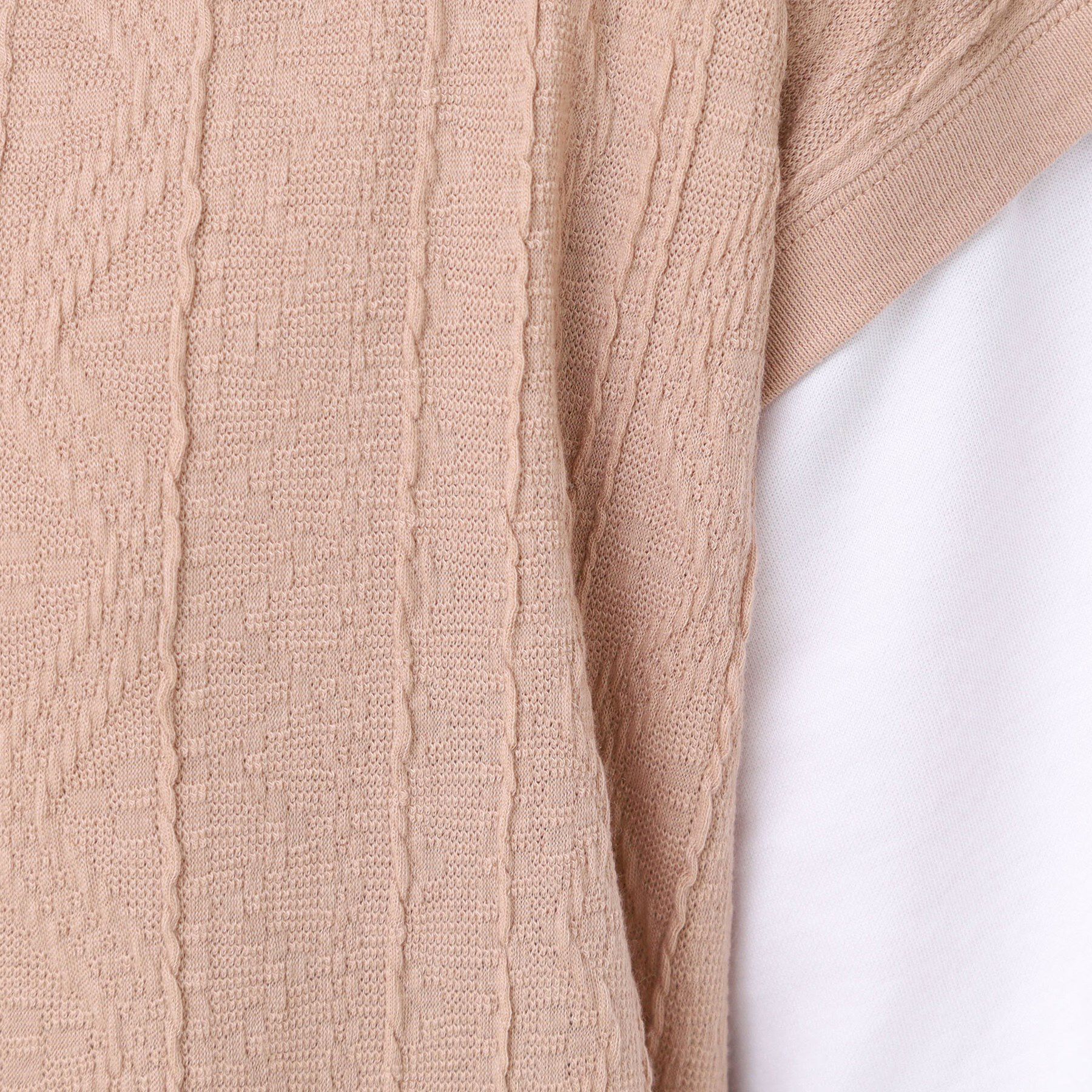 Dessin「【洗える】ベストレイヤードライクTシャツ」|Tシャツ・カットソー|