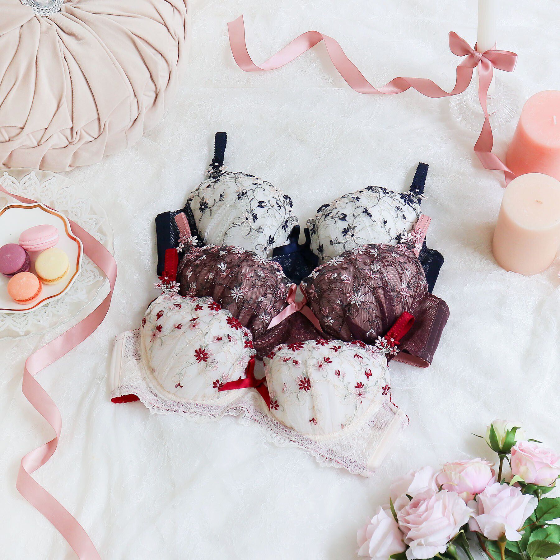 Risa Magli「ティナ ブラジャー（E-F）＜スウィートリッチ＞」|インナー|