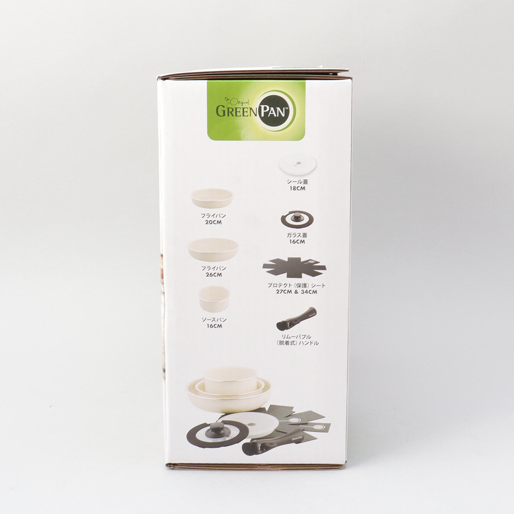 212 KITCHEN STORE「クリックシェフ 8点セット WH ＜GREEN PAN グリーンパン＞」|食器・キッチングッズ|