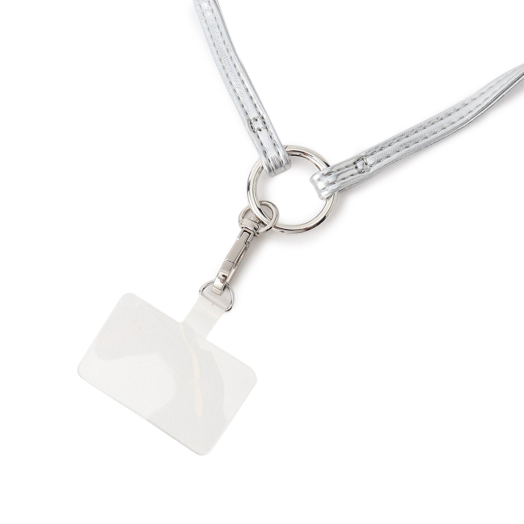 Grandedge「丸ポーチ付き合皮スマホショルダー」|ストラップ|