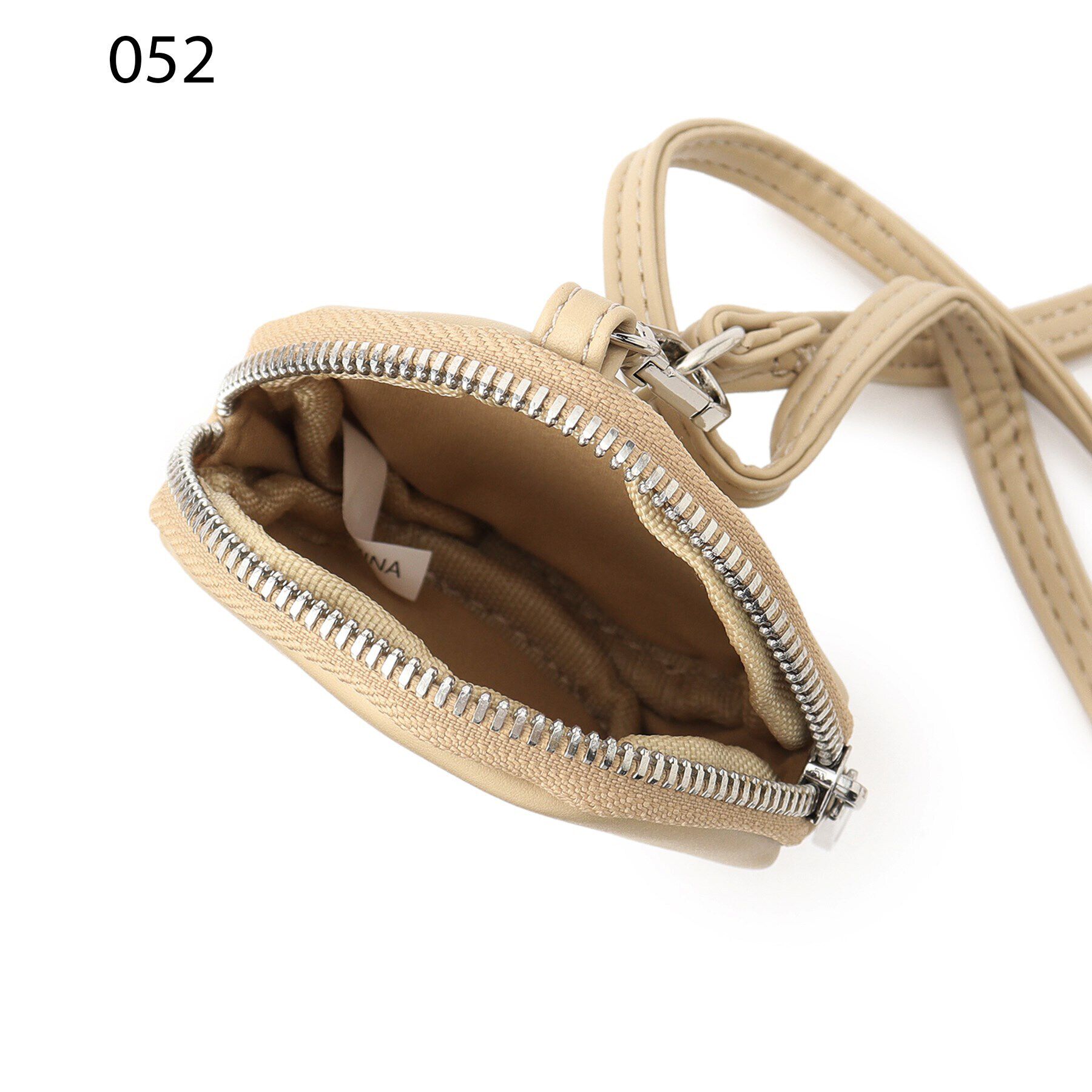 Grandedge「丸ポーチ付き合皮スマホショルダー」|ストラップ|