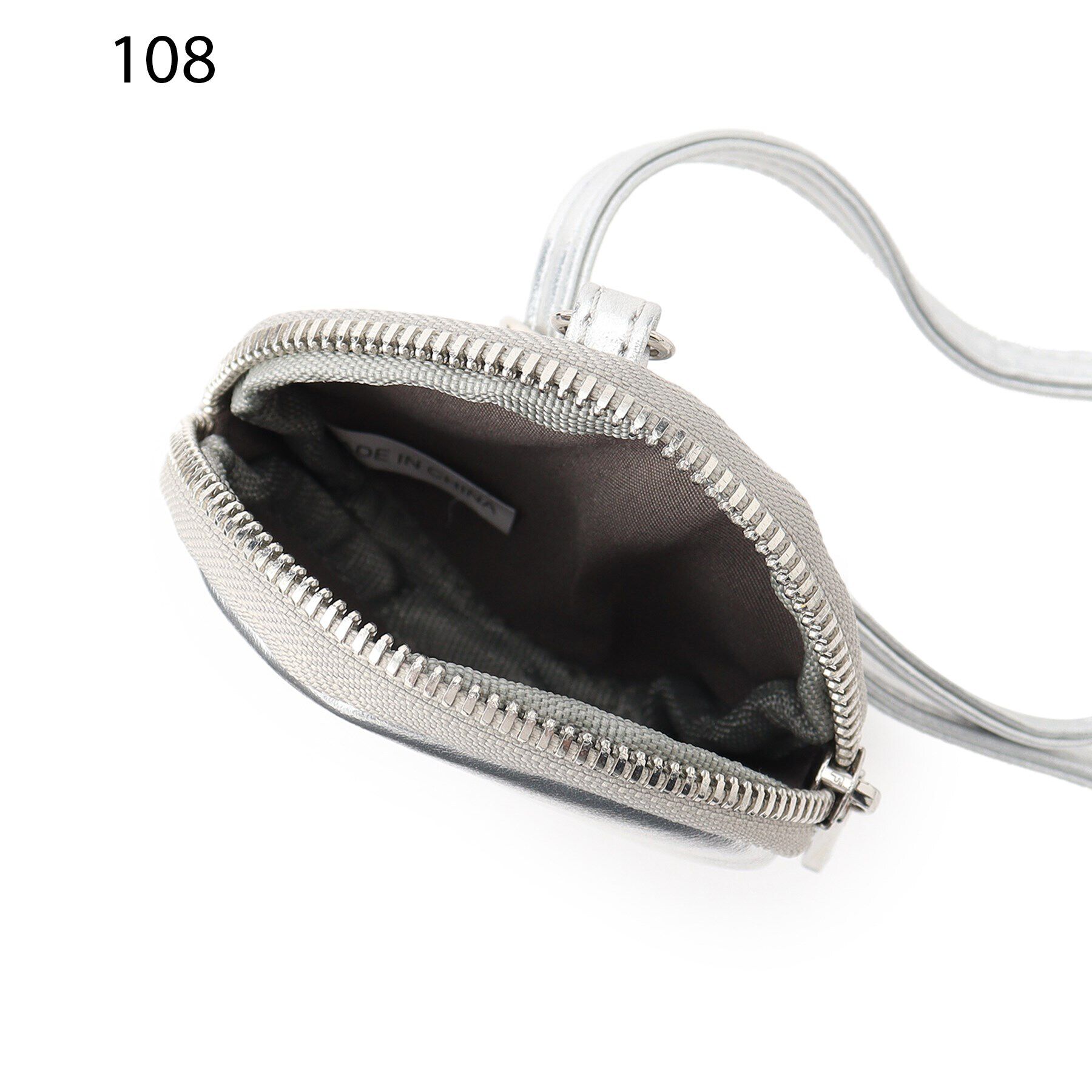 Grandedge「丸ポーチ付き合皮スマホショルダー」|ストラップ|