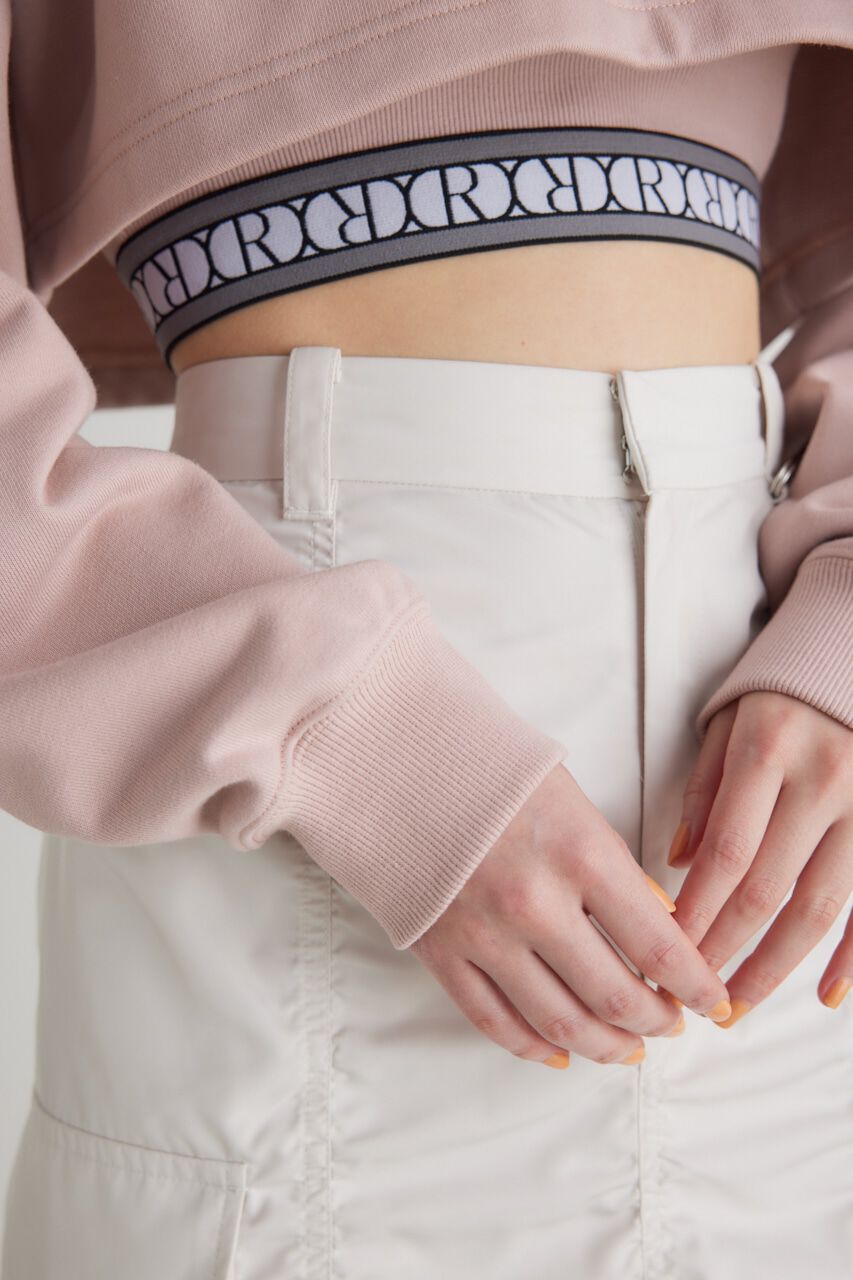 rienda「クロップドフーディースウェットTOP」|Tシャツ・カットソー|