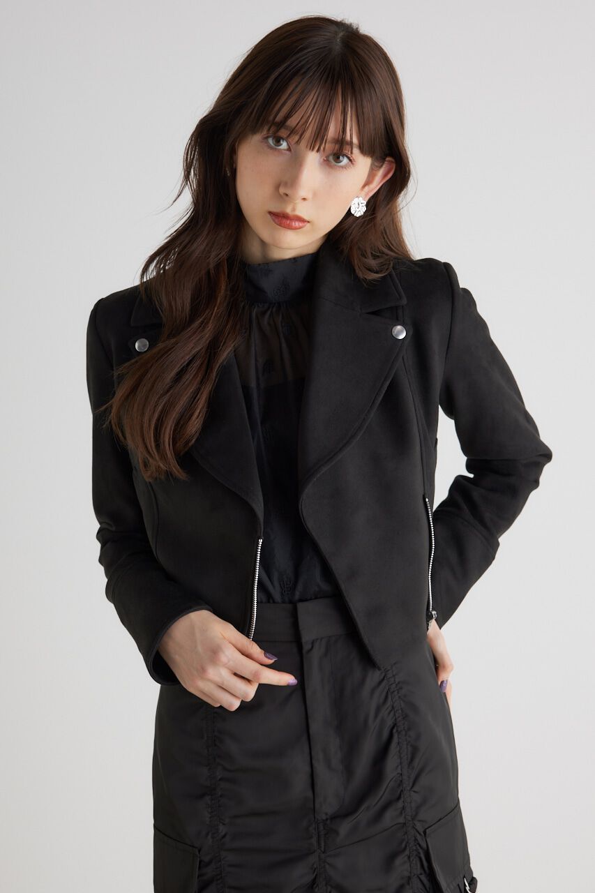 rienda「24SSフェイクスエードライダースJK」|その他|