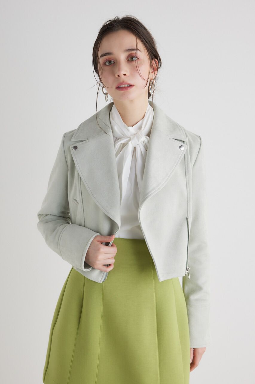 rienda「24SSフェイクスエードライダースJK」|その他|