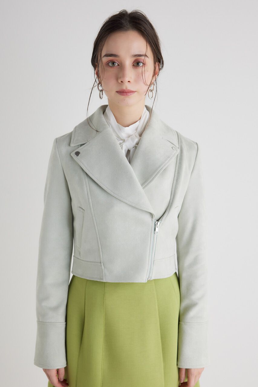 rienda「24SSフェイクスエードライダースJK」|その他|