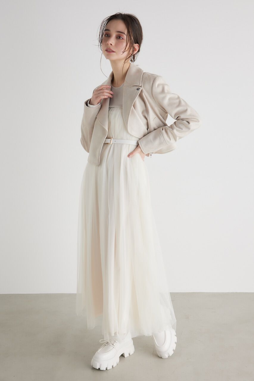 rienda「24SSフェイクスエードライダースJK」|その他|