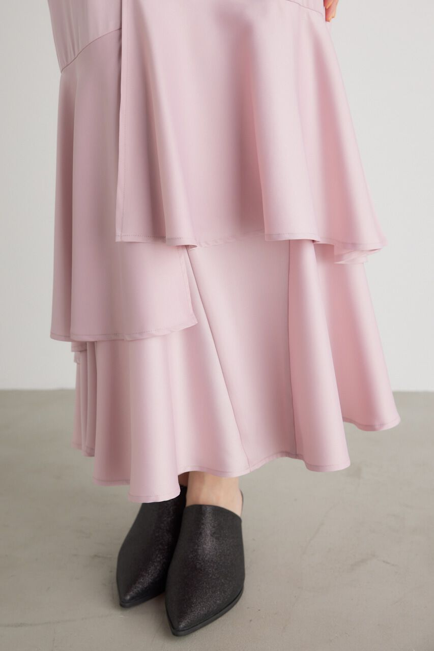 rienda「アシンメトリーレイヤードJ/WマーメイドSK」|スカート|