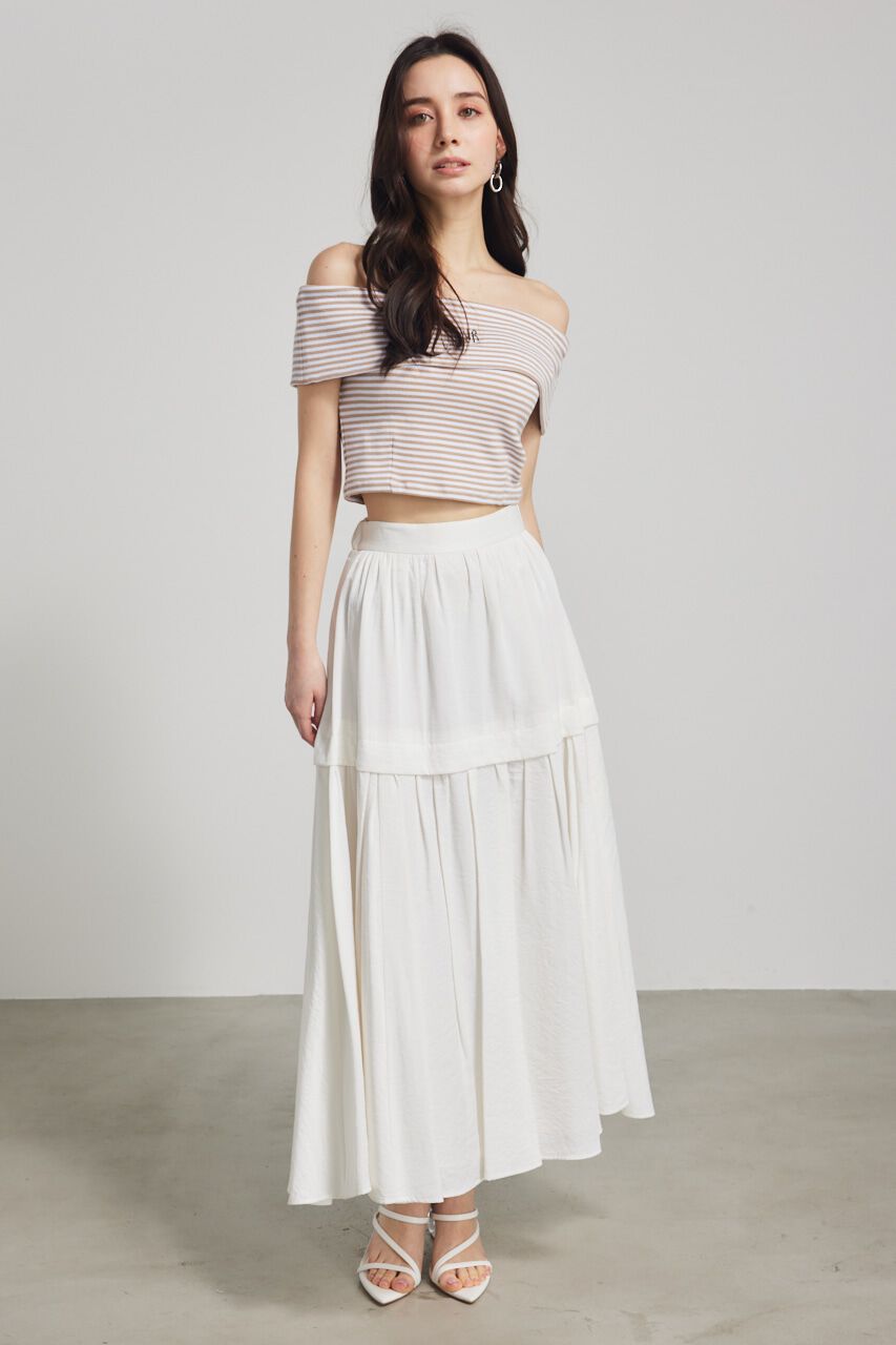 rienda「BackスリットJ/Wフレア SK」|スカート|