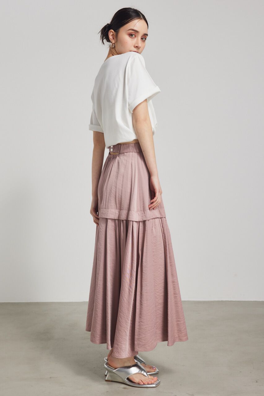 rienda「BackスリットJ/Wフレア SK」|スカート|