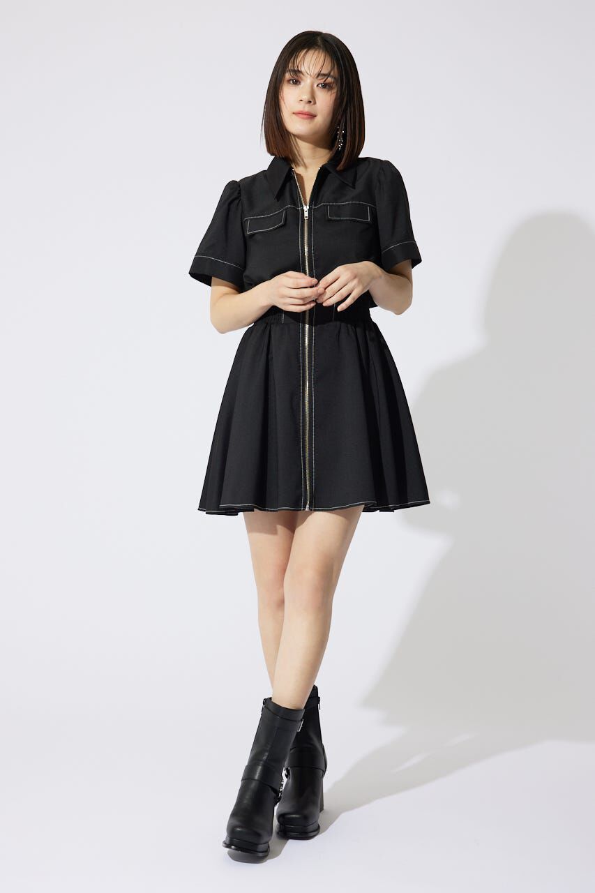 rienda「バストフレアミニワンピース」|ワンピース|