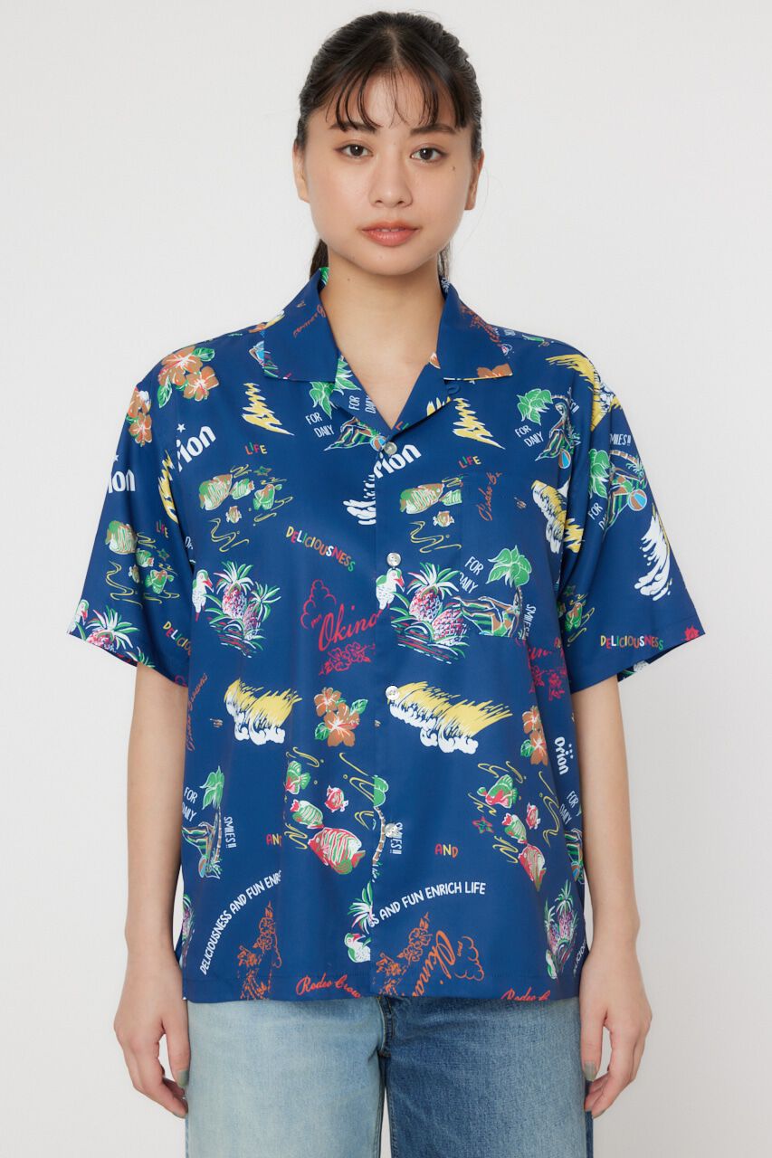 RODEO CROWNS「Orion Beer x RCS ORオープンカラーシャツ」|シャツ・ブラウス|