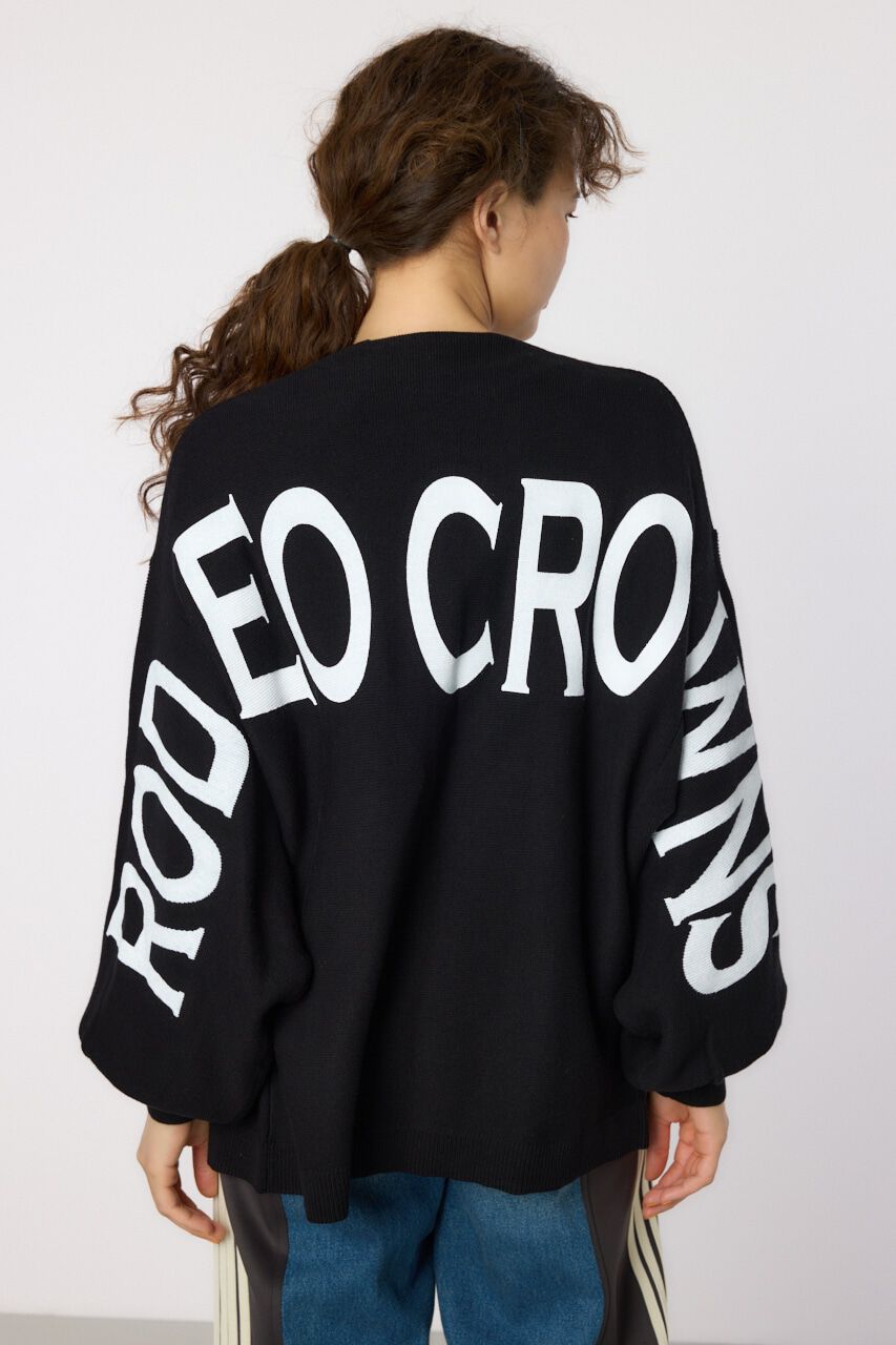 RODEO CROWNS「バックロゴドルマンニットカーディガン」|ニット・セーター|