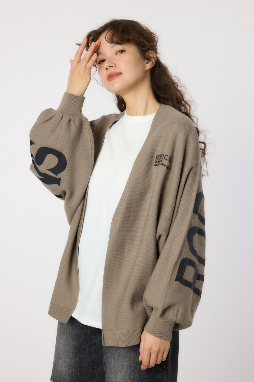 RODEO CROWNS「バックロゴドルマンニットカーディガン」|ニット・セーター|L/KHA1