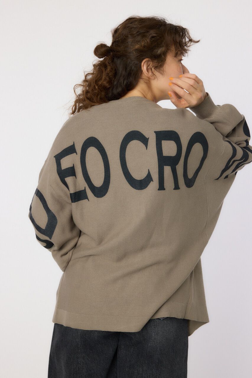 RODEO CROWNS「バックロゴドルマンニットカーディガン」|ニット・セーター|