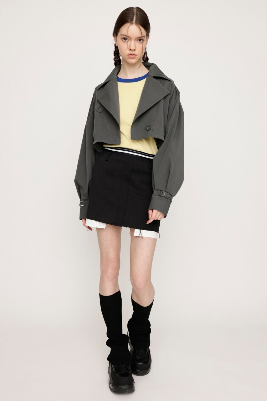 SLY「CROP VOLUME TRENCH ジャケット」|その他|