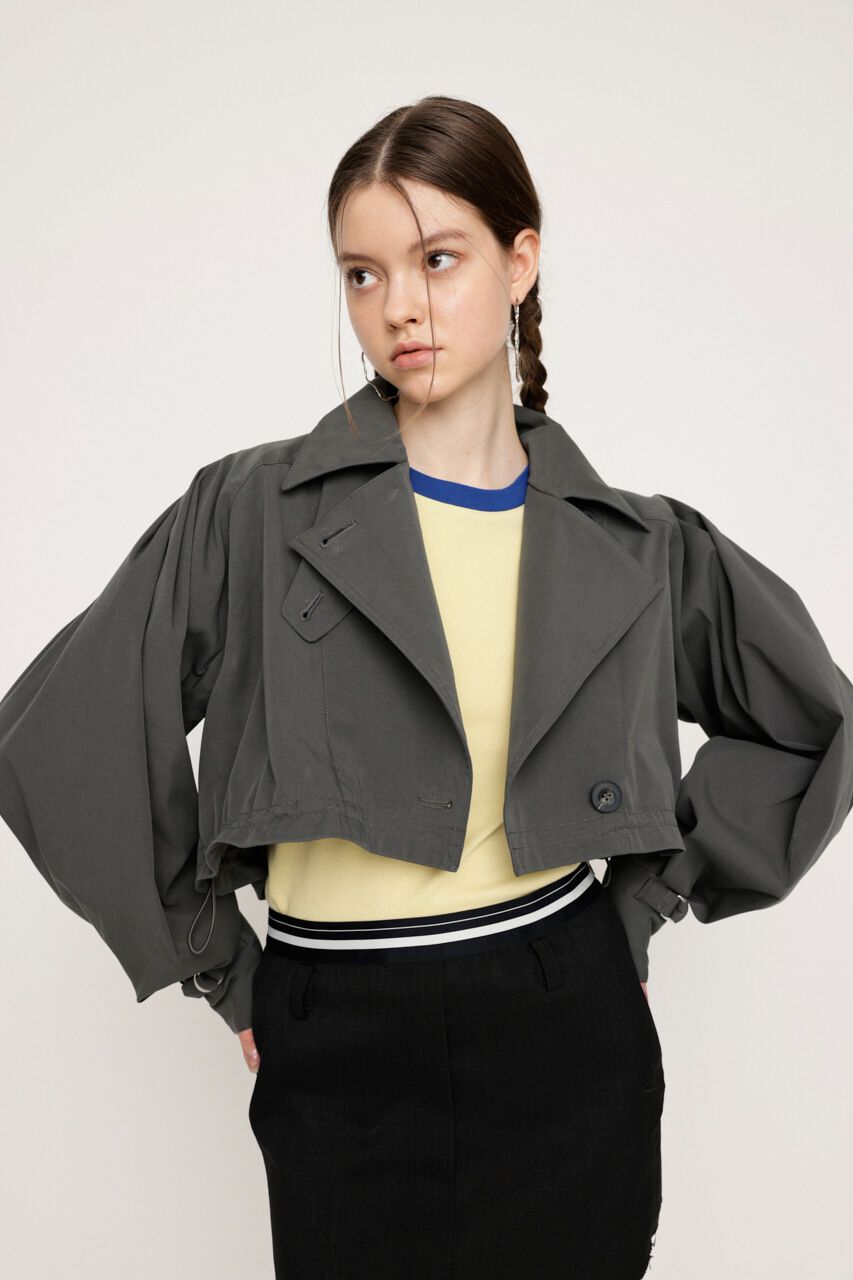SLY「CROP VOLUME TRENCH ジャケット」|その他|