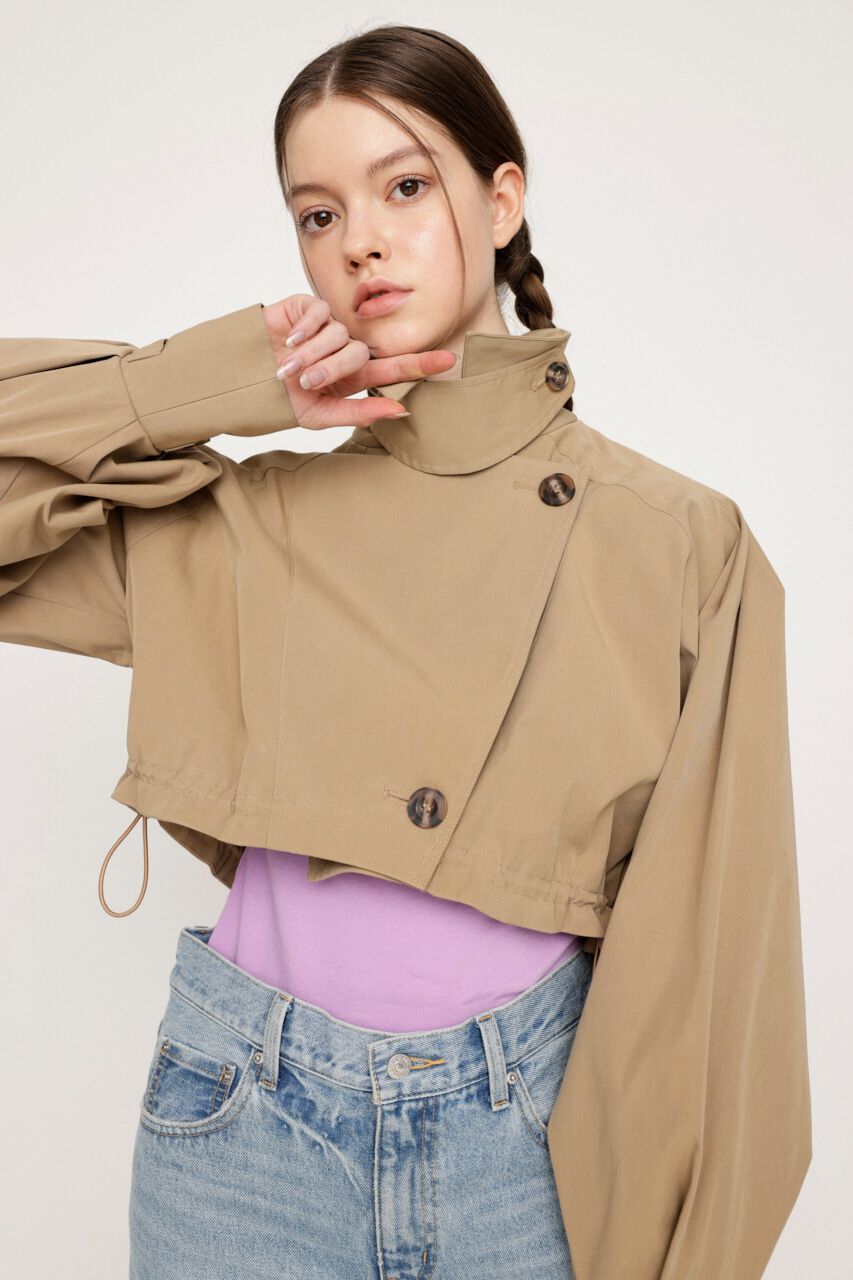 SLY「CROP VOLUME TRENCH ジャケット」|その他|