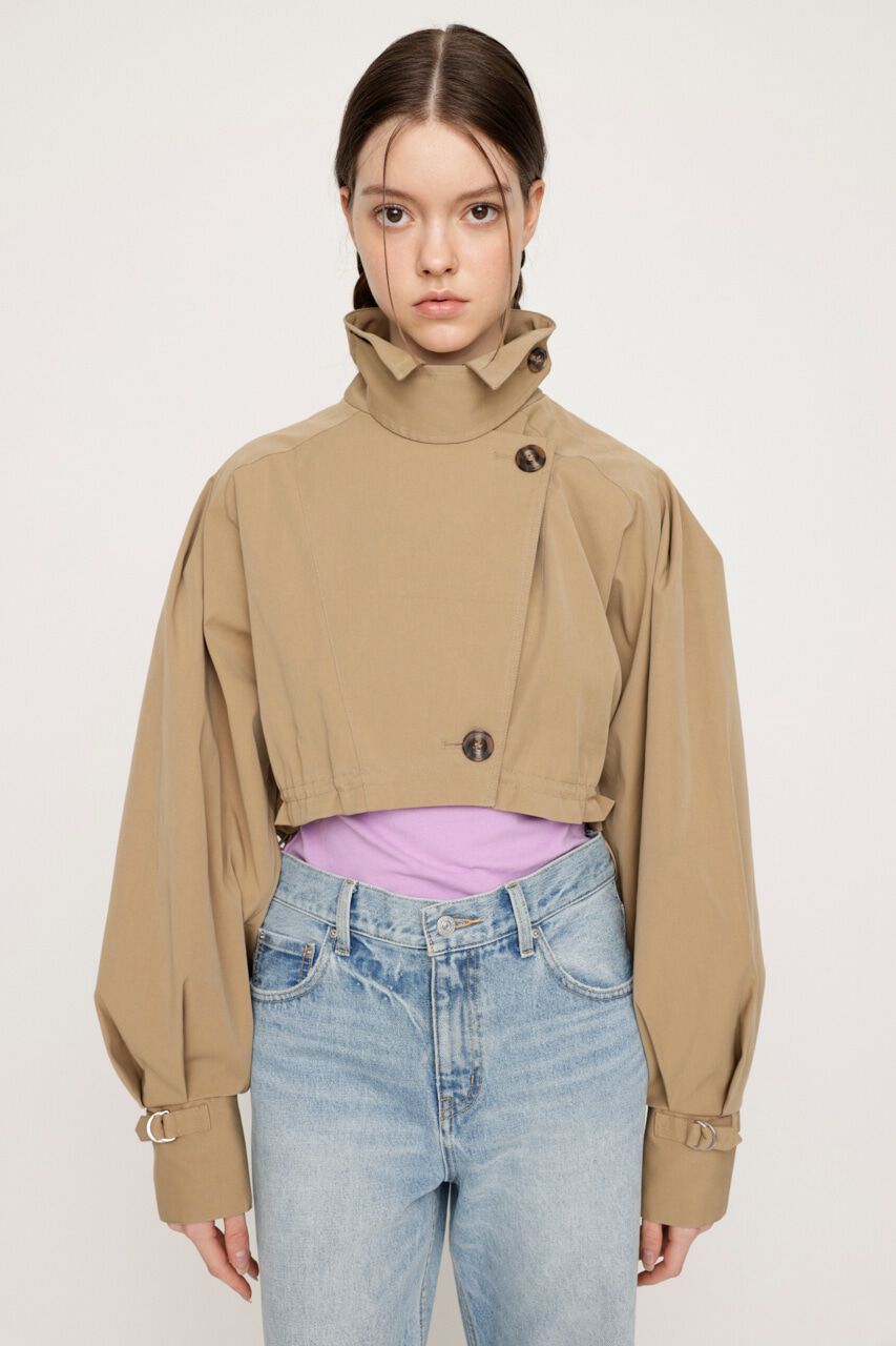 SLY「CROP VOLUME TRENCH ジャケット」|その他|