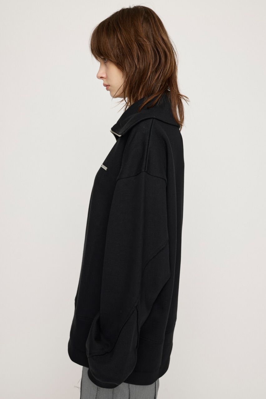 SLY「HALF ZIP LOGO OVER トップス」|Tシャツ・カットソー|