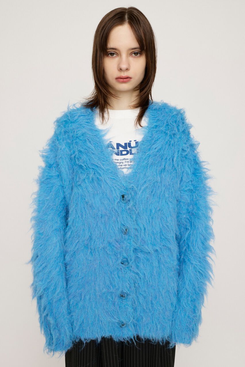 SLY「SHAGGY LOOSE カーディガン」|カーディガン|