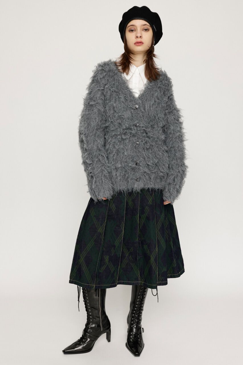 SLY「SHAGGY LOOSE カーディガン」|カーディガン|