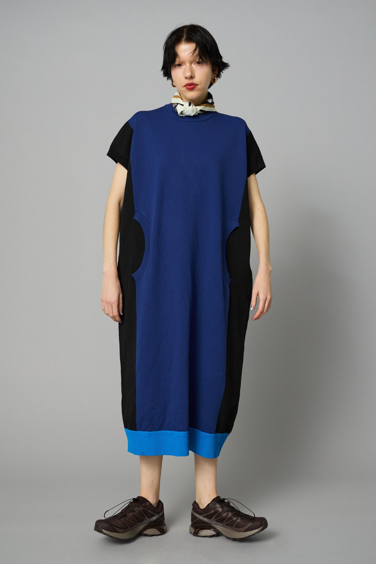 HeRIN.CYE「Attachmment knit one piece」|ワンピース|NVY