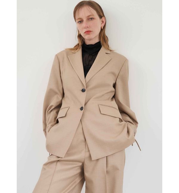 ELENDEEK「LACE UP SLEEVE JK」|テーラードジャケット|