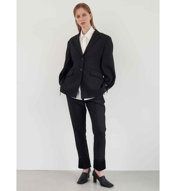 ELENDEEK「LACE UP SLEEVE JK」|テーラードジャケット|