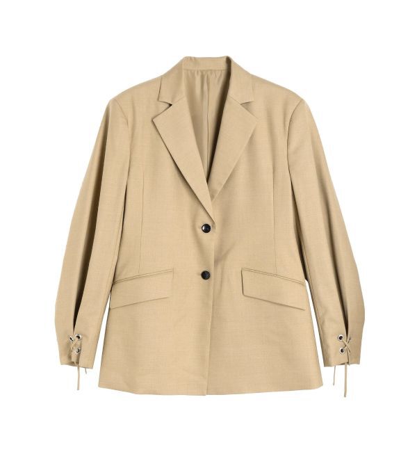 ELENDEEK「LACE UP SLEEVE JK」|テーラードジャケット|
