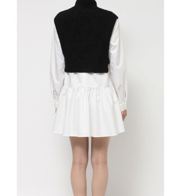 RESEXXY「ミクスチャーニットコンビチュニック」|ニット・セーター|