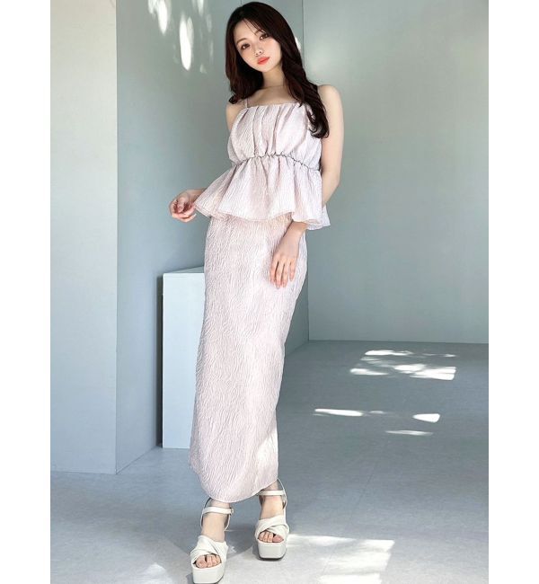 RESEXXY「ジャガードタイトスカート【セットアップ着用可能】」|スカート|