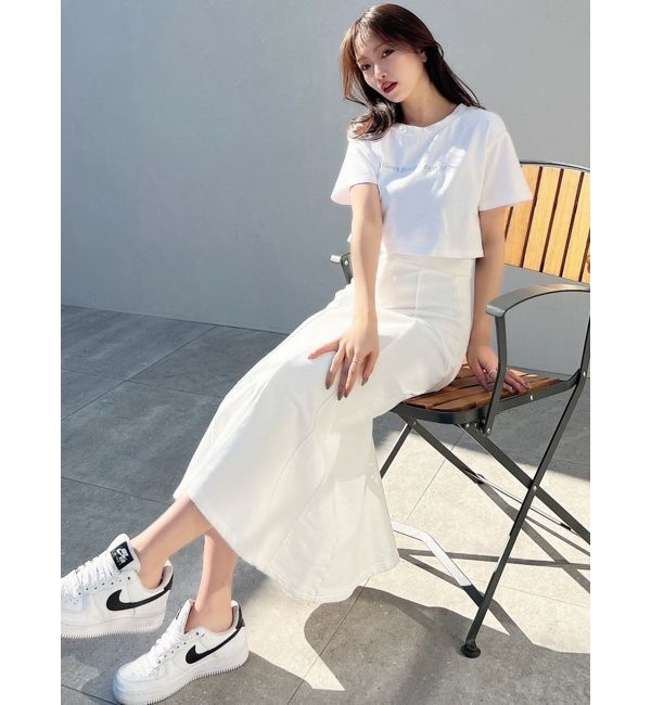 RESEXXY「ロゴ刺繍Tシャツ」|Tシャツ・カットソー|